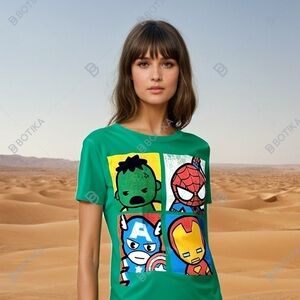 Marvel ‘Corner The Four’ Little Avengers Tee